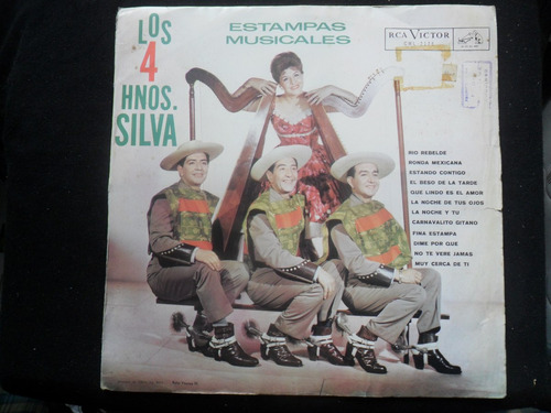 Lp Los 4 Hermanos Silva Estampas Musicales