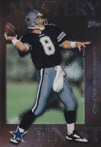 1997 Topps Mystery Finest Bronze Troy Aikman Qb Cowboys