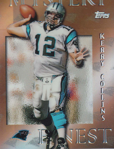 1997 Topps Mystery Finest Bronze Refractor Kerry Collins Qb