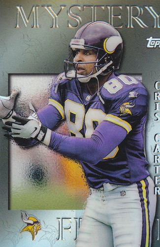 1997 Topps Mystery Finest Silver Refractor Cris Carter Wr