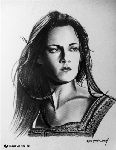 Dibujo A Lapiz  'kristen Stewart'