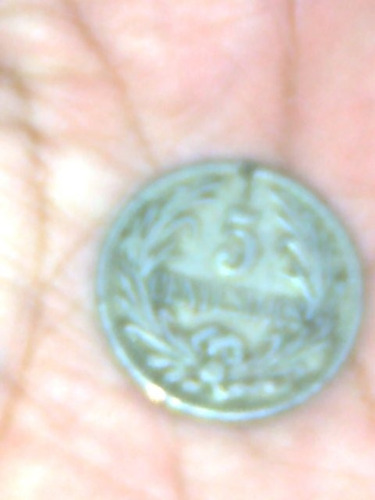 Moneda De 5 Centecimos Del Año 1936 Uruguay