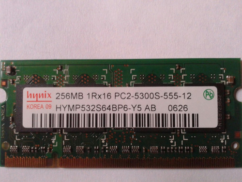 Memoria 512mb Ddr-2 Pc5300 Para Laptop Sodim Pc iMac Mac Min (Usado)
