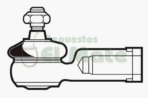 Extremo Ford Fiesta Español 94/96 Ka 96/.. Courier  Thompson