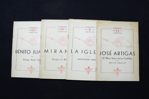 Lote Cuadernos De La Libertad Broquen Saglio Rojas Vela
