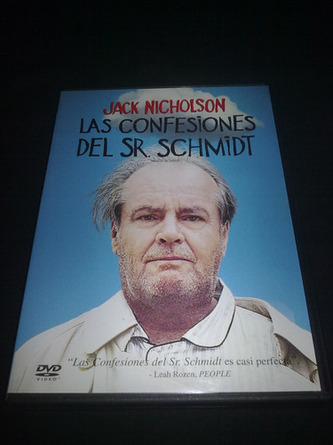 Las Confesiones Del Sr Schmidt / Jack Nicholson (Usado)