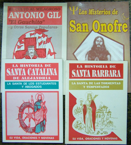 Imagen 1 de 3 de Cayetano Caravaca Gauchito Gil Onofre Barbara * 12 Libros *