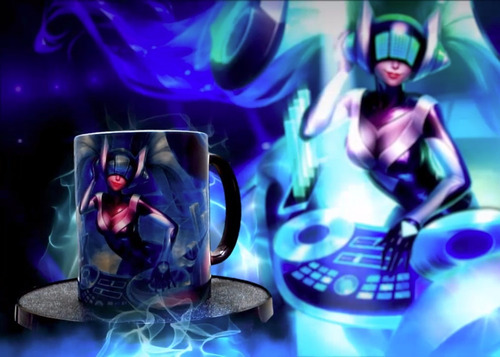 Taza Magica Personalizada League Of Legends Sona