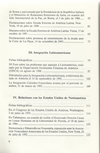 Politica Internacional Del Dr. Rafael Caldera (Usado)