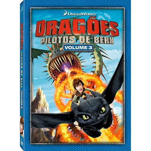 DVD Dragões O Presente Do Fúria Da Noite Série Como Treinar Seu Dragão  (Lacrado) 