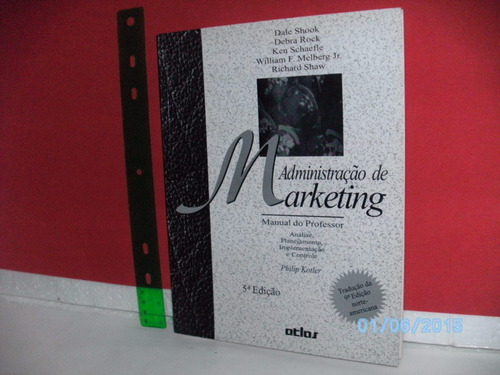 Livro Administração De Marketing Manual Profº 5ªed Atlas1998