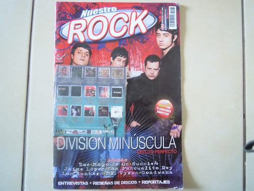 Division Minuscula Revista + Cd Nuestro Rock