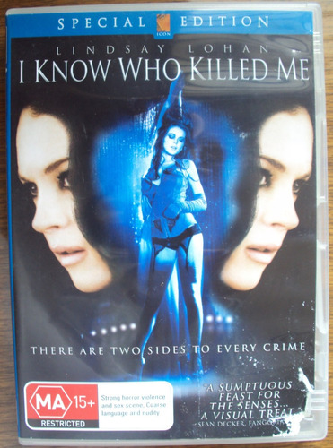 Lindsay Lohan - I Know Who Killed Me - Película En Dvd