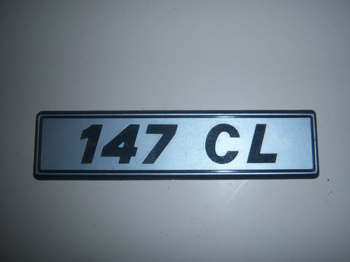 Emblema/sigla/leyenda/moldura Fiat 147,  147 Cl  Porton Tras