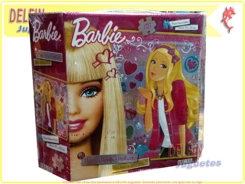 Kreker Barbie Puzzle Rompecabezas Circular 101 Piezas Metal