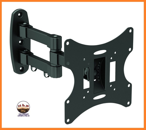 Soporte Lcd Led 23 24 27 32 40 42 Rosario Triple Brazo 180°