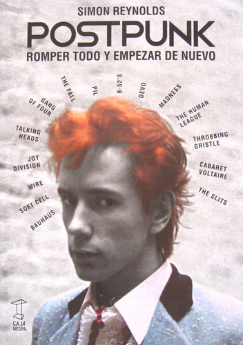 Postpunk, Simon Reynolds, Ed. Caja Negra