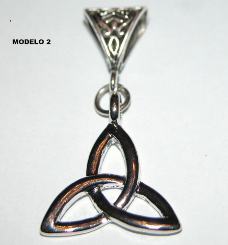Colgante Triqueta Plata Tibetana Talisman Celta