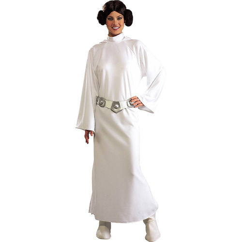 Disfraz Para Mujer Princesa Leia Talla Única Halloween 