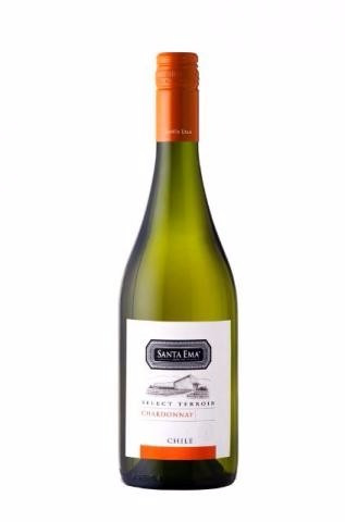 Vinho Branco Santa Ema Chardonnay 375ml - 08 Garrafas