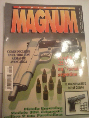 Revista Magnum 125 Pistola Browning Dba Compacta 9 Mm