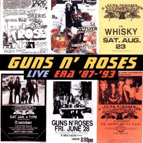 Cd Guns N Roses - Live Era 87 '- 93' (2 C D) Big Bang Rock