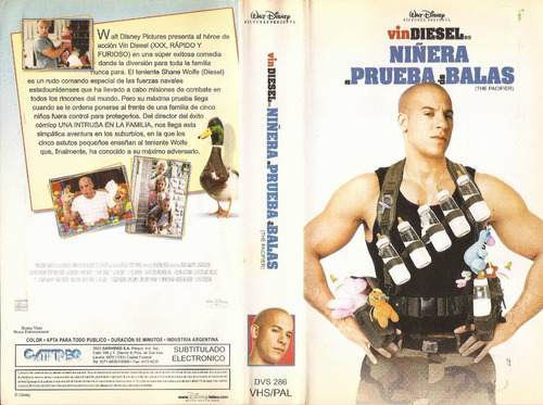 Niñera A Prueba De Balas Vhs Vin Diesel Castellano