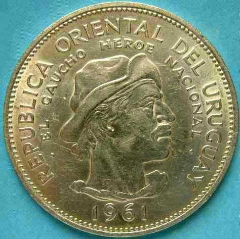 Imagen 3 de 5 de Tp Moneda De $10.- Gaucho De Plata 1961 En Impecable Estado.
