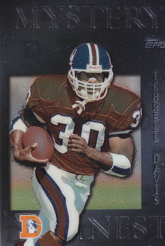 1997 Topps Mystery Finest Silver Terrell Davis Rb Broncos