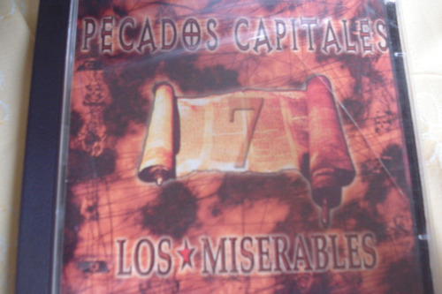 Cd Los Miserables Y Pecados Capitales Chileno