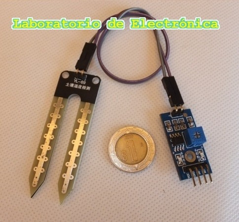 Sensor Humedad Tierra Con Módulo Detector Digital Higrómetro