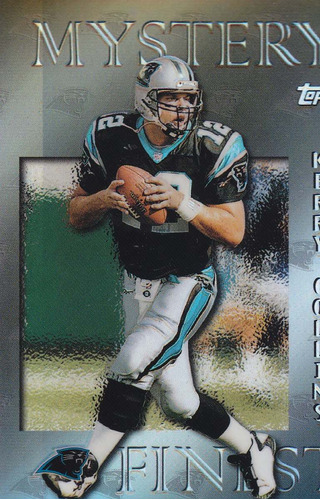 1997 Topps Mystery Finest Silver Refractor Kerry Collins Qb