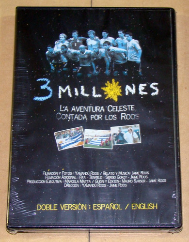 Jaime Roos 3 Millones La Aventura Celeste 2010 Dvd / Kktus