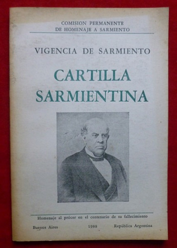 Comisión Homenaje A Sarmiento - Cartilla Sarmientina