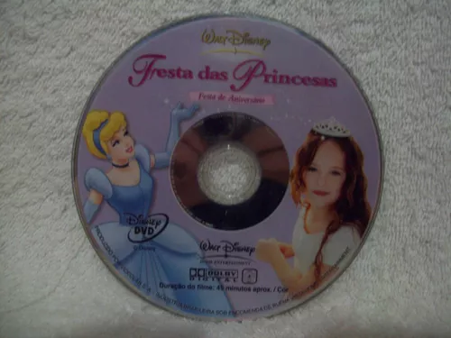 Dvd Festa Das Princesas Disney - Jogos Especiais Aniversário