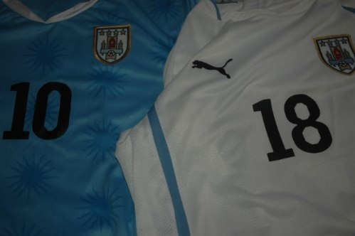 Estampados Numero Nombre Camisetas Uruguay Mundial 2010