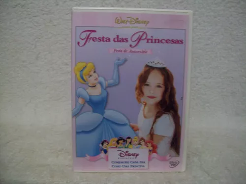 Dvd Festa Das Princesas Disney - Jogos Especiais Aniversário