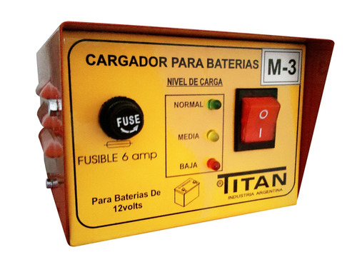 Cargador De Bateria  Moto 12volt Con Led Indicador De Carga