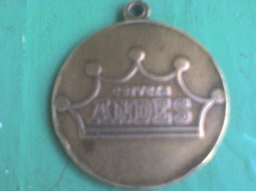 Antigua Medalla C/promocion Cerveza Andes-chilena-3cm.diam.