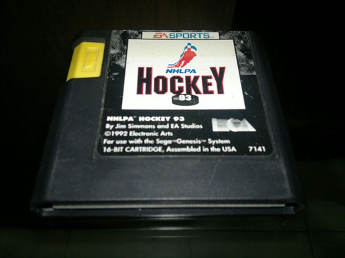 Hockey 93 Para Sega Genesis,funcionando Perfecto