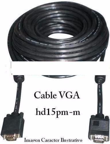 Cable 4.5m Macho Macho Vga 15 Pines Convertidor Pc Tv Nuevo