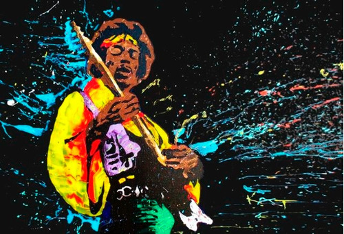 Jimi Hendrix - Grupos Musicales - Cuadros