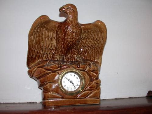 Mantel Reloj  De Cerámica O Porcelanade  De 1940