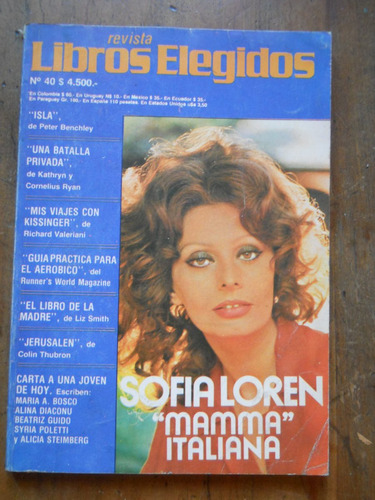 Revista Libros Elegidos Numero 40, Octubre De 1979.-