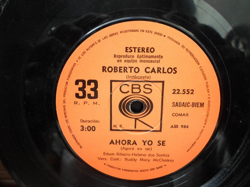 Roberto Carlos - Por Amor / Ahora Yo Se - Simple