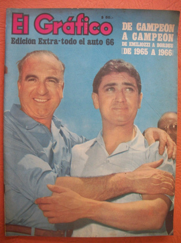 El Grafico 2465 3/1/1967 Extra Todo Auto 66 Emiliozzi Bordeu