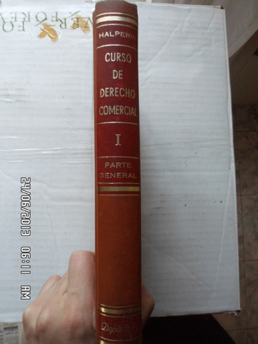 Curso De Derecho Comercial. Tomo 1. Isaac Halperín