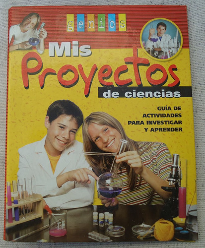 Carpeta Genios Mis Proyectos De Ciencias -solo Carpeta-