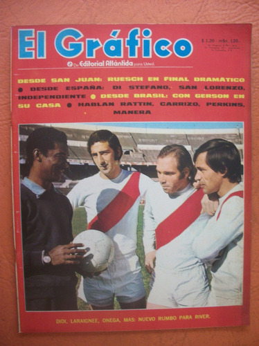 El Grafico 2655 25/8/1970 Didi Laraignee Onega River Envios