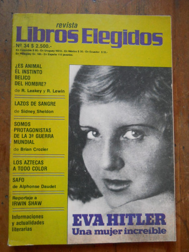 Eva Hitler. Revista Libros Elegidos.